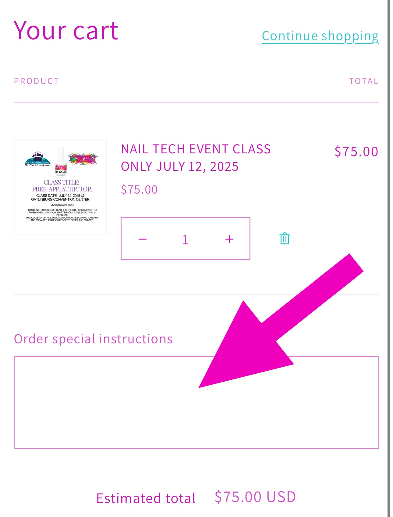 NAIL TECH EVENT CLASS ONLY JULY 12, 2025